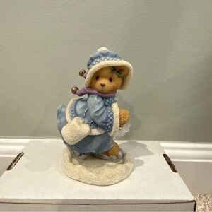 1997 Enesco Cherished Teddies Candace "Skating On Holiday Joy" 269778